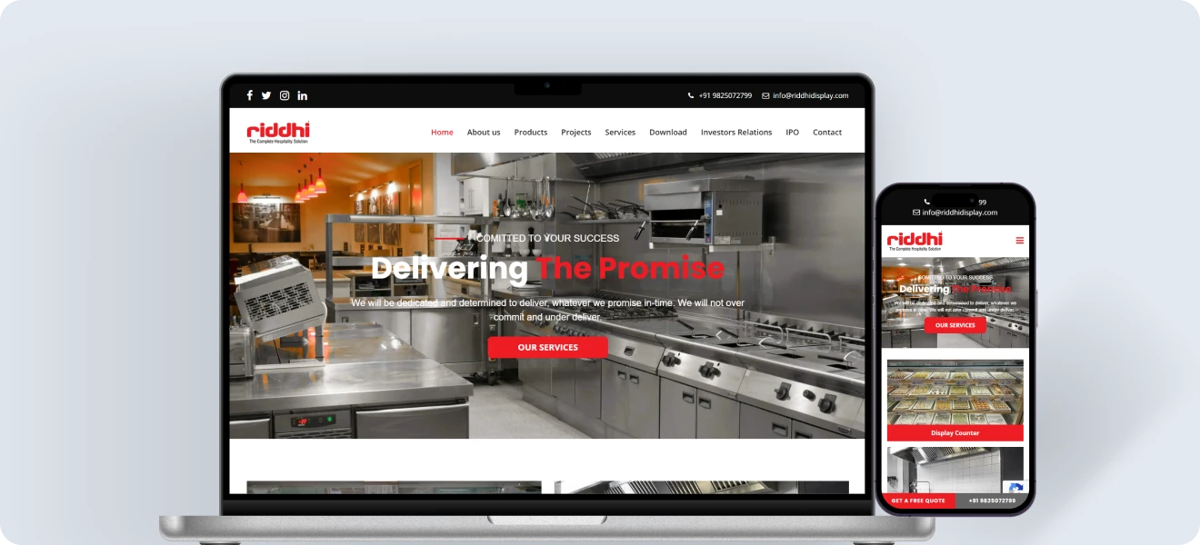 Riddhi Display Web App